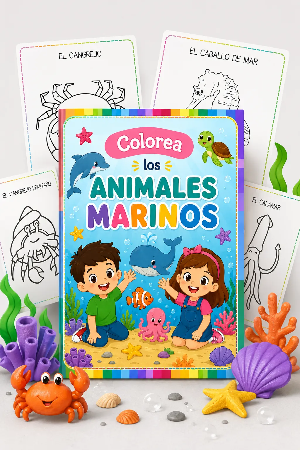 Colorea Los Animales Marinos